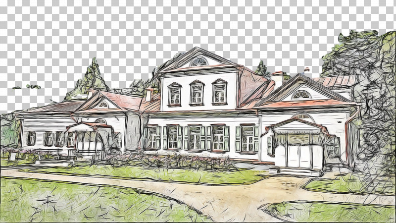 House English Country House Manor House Mansion Cottage PNG, Clipart, Almshouse, Architecture, Cottage, English Country House, Facade Free PNG Download