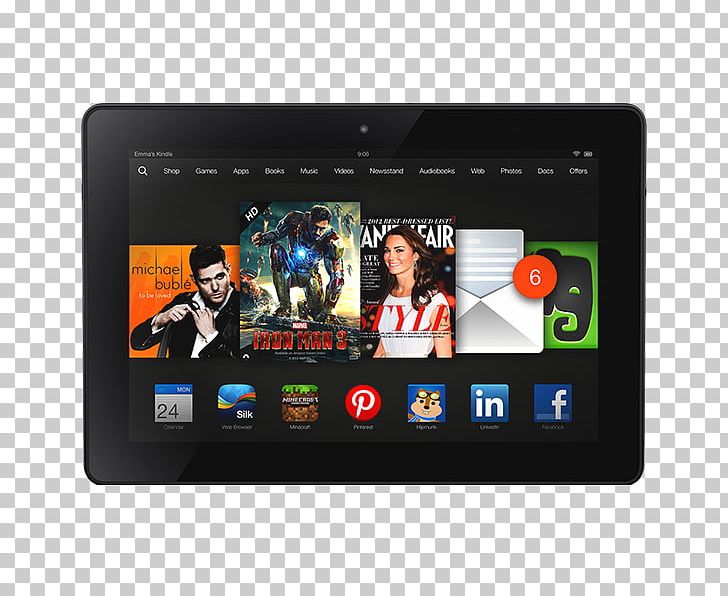 Amazon Kindle Fire Hdx 7 3rd Generation Amazon Com Amazon Kindle Fire Hdx 8 9 Png Clipart