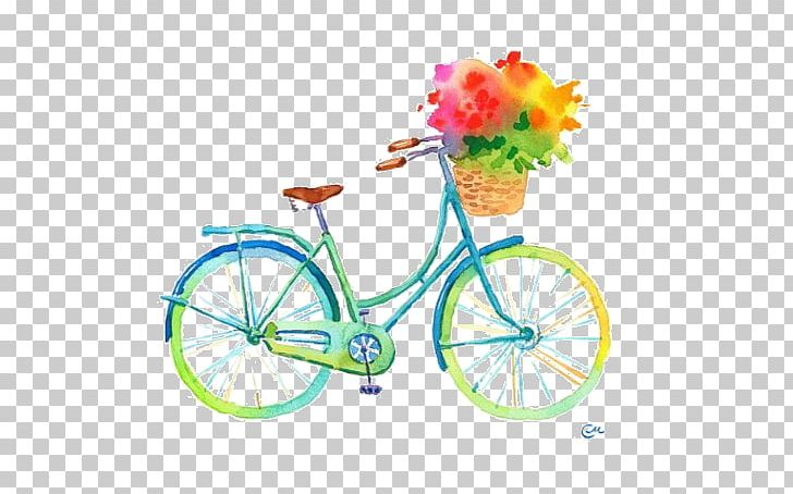 Bicycle Baskets Cycling Watercolor Painting PNG, Clipart, Art, Bicycle, Bicycle Accessory, Bicycle Frame, Bicycle Part Free PNG Download