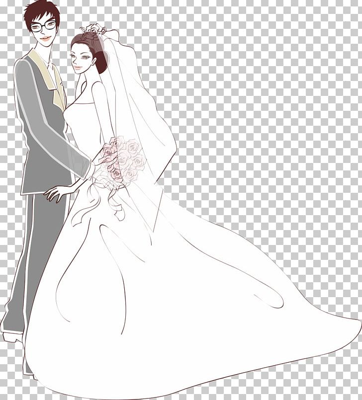Bridegroom Wedding Romance PNG, Clipart, Bride, Fashion Design, Fashion Illustration, Fictional Character, Girl Free PNG Download