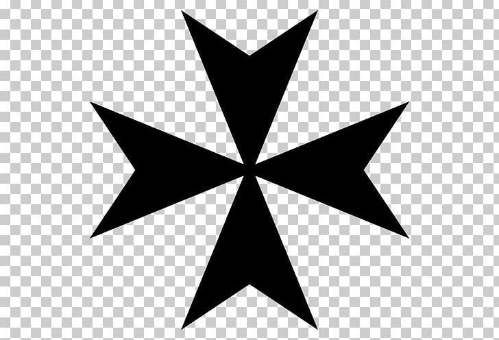 Maltese Cross Malta Christian Cross PNG, Clipart, Angle, Black, Black And White, Christian Cross, Circle Free PNG Download