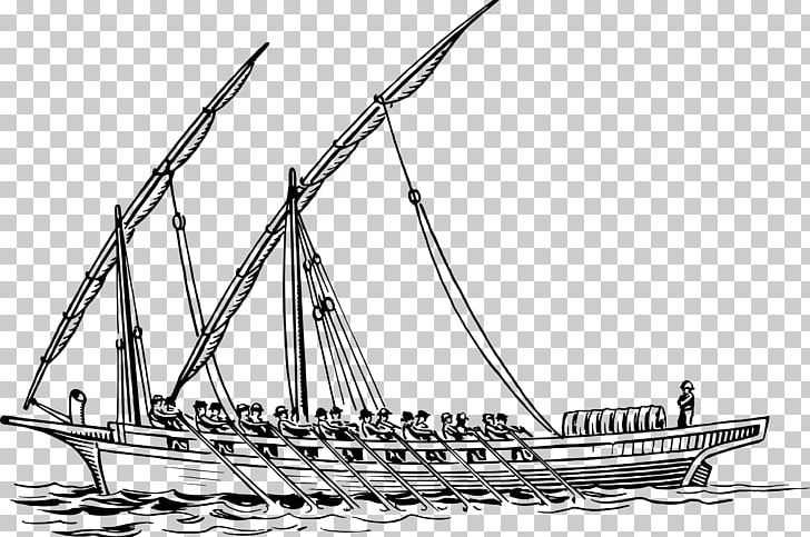 Brigantine Boating Sailboat PNG, Clipart, Baltimore Clipper, Barque, Black And White, Boat, Boating Free PNG Download