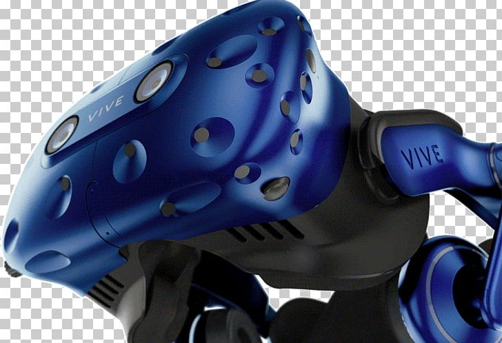 HTC Vive Head-mounted Display Virtual Reality Headset Oculus Rift PNG, Clipart, Bicycle Helmet, Cobalt Blue, Display, Electric Blue, Game Controllers Free PNG Download