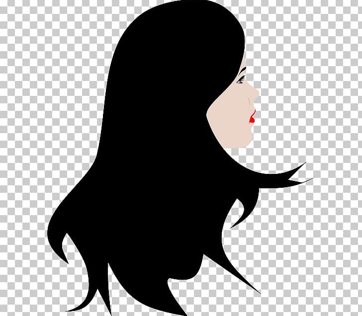 Smiley Woman PNG, Clipart, Art, Black, Black And White, Black Hair, Brown Hair Free PNG Download