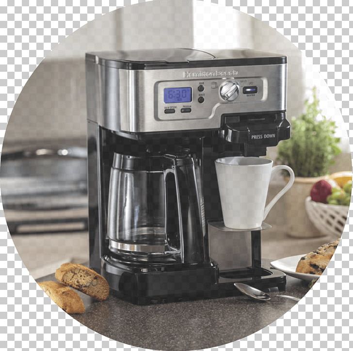 Coffeemaker Cuisinart Brewed Coffee Hamilton Beach Flexbrew 2 Way Coffee Maker Png Clipart Blender Brewed Coffee