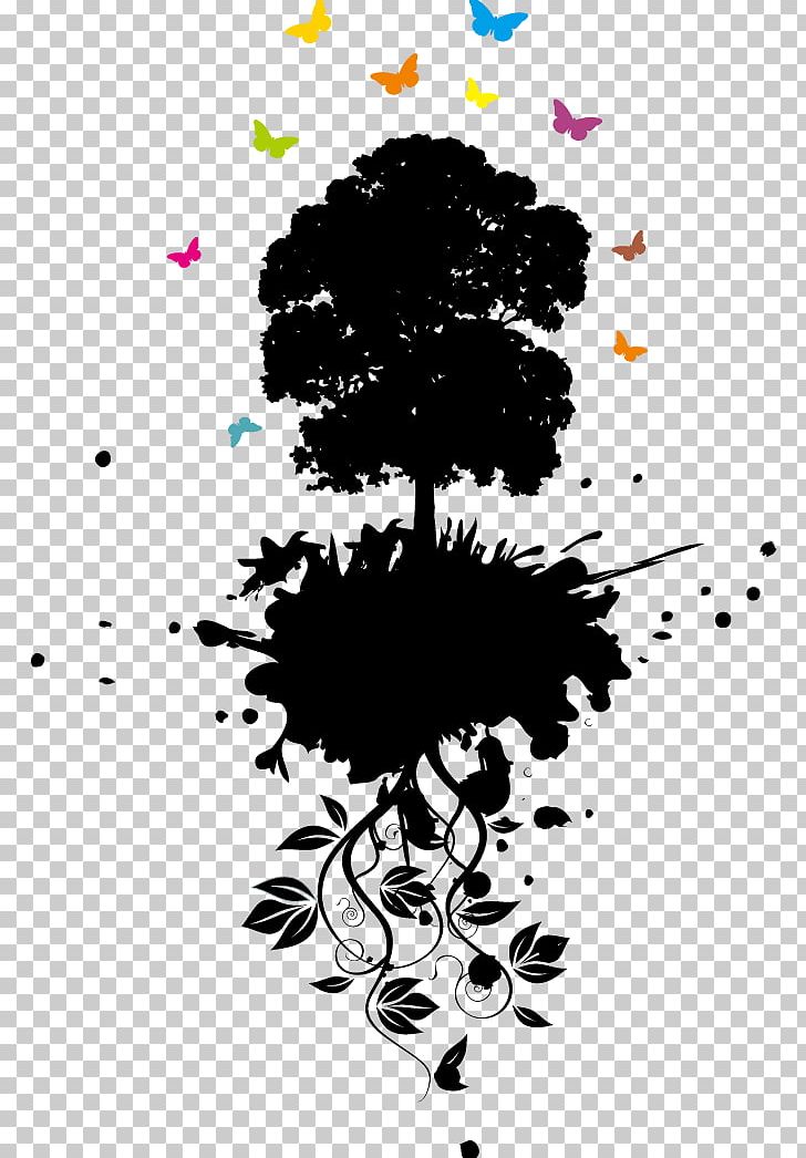 Graphic Design Tree PNG, Clipart, Autumn Tree, Black And White, Christ, Design, Family Tree Free PNG Download