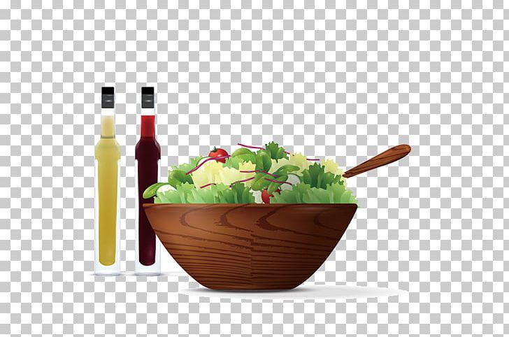 White Wine Salad Bowl Cuisine Illustration PNG, Clipart, Bowl, Cooking, Cuisine, Flowerpot, Food Free PNG Download