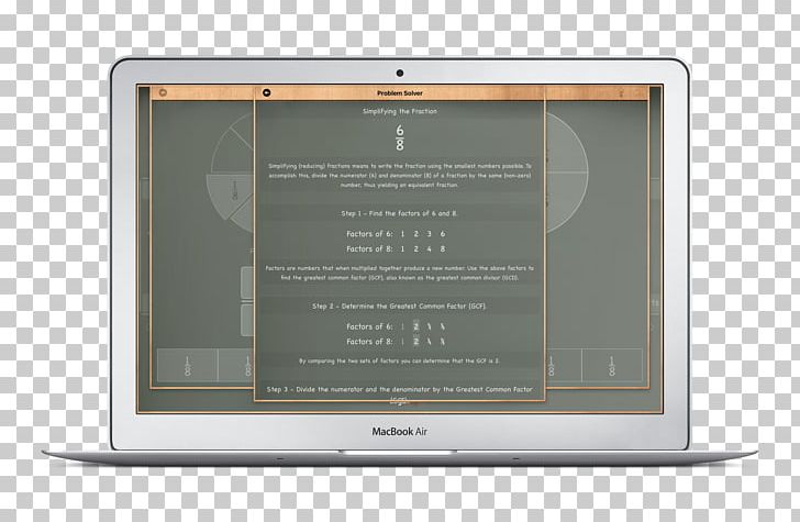 Fraction Mathematics Greatest Common Divisor Multiplication