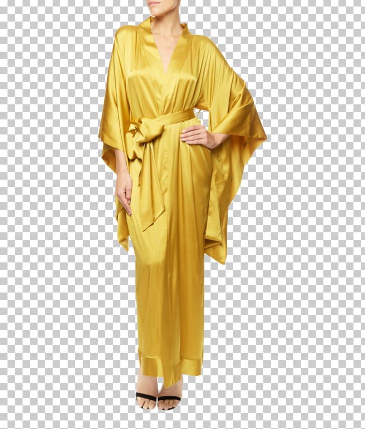 Robe Kimono Dress Yellow Lingerie PNG, Clipart, Babydoll, Clothing, Costume, Day Dress, Dress Free PNG Download