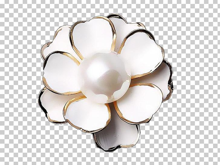 Pearl Brooch Jewellery PNG, Clipart, Adobe Illustrator, America, Black White, Body Jewelry, Camellia Free PNG Download