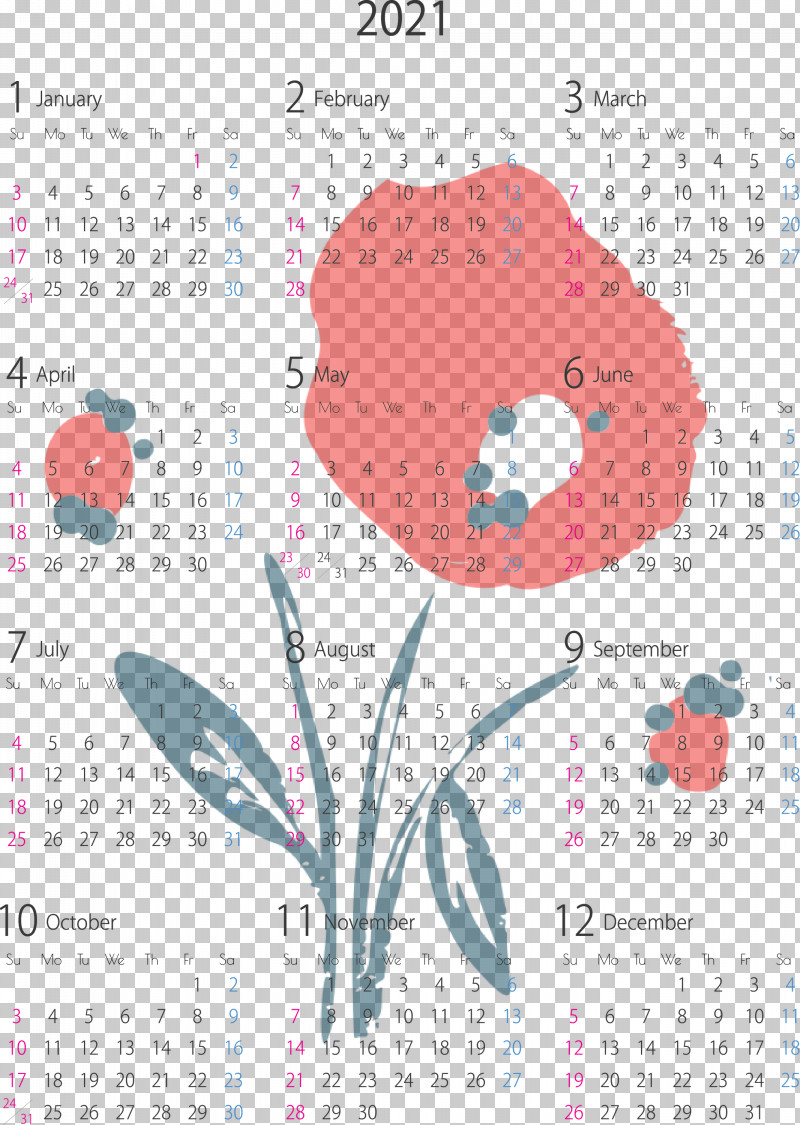 2021 Yearly Calendar PNG, Clipart, 2021 Yearly Calendar, 123456789101112, Calendar System, Elimina Olores Gatos Beox 500ml, Flower Free PNG Download