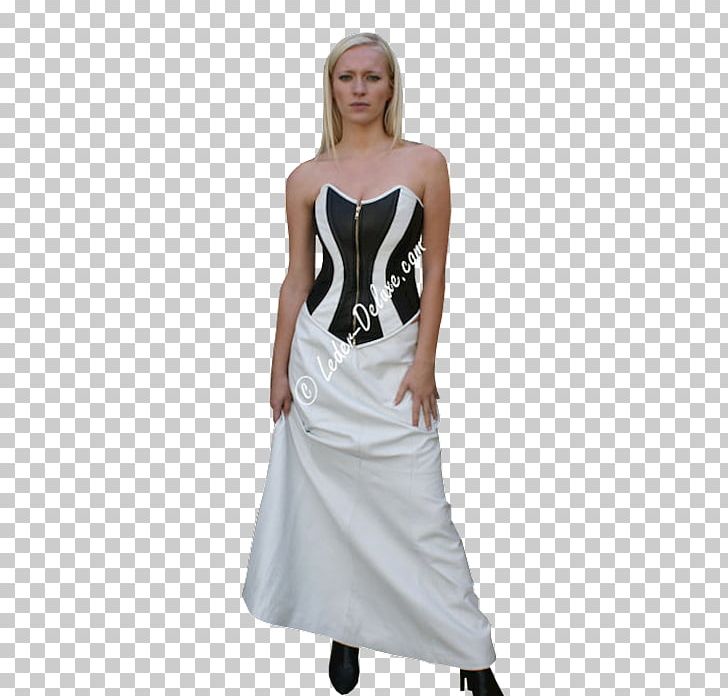 White Skirt Corset Leather Dress PNG, Clipart, Black, Black And White, Clothing, Cocktail Dress, Color Free PNG Download