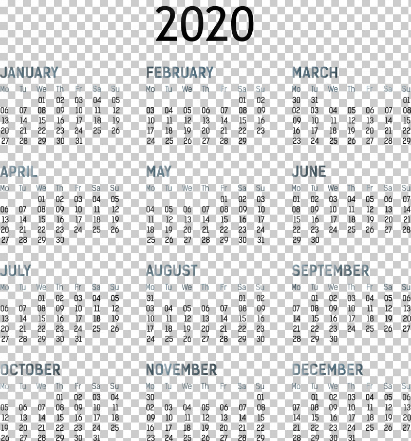 2020 Yearly Calendar Printable 2020 Yearly Calendar Template Full Year Calendar 2020 PNG, Clipart, 2020 Yearly Calendar, Annual Calendar, Broadcast Calendar, Calendar Date, Calendar System Free PNG Download