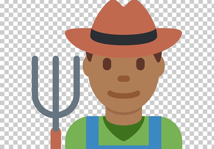 Emojipedia Agricultural Manager Farm Computer Icons PNG, Clipart, Cartoon, Computer Icons, Cowboy Hat, Dark Skin, Emoji Free PNG Download