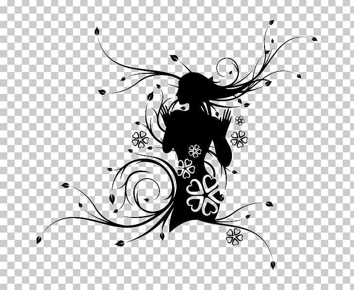 Silhouette Female Drawing Woman Photography PNG, Clipart, Animals, Black, Branch, Computer Wallpaper, Fictional Character Free PNG Download