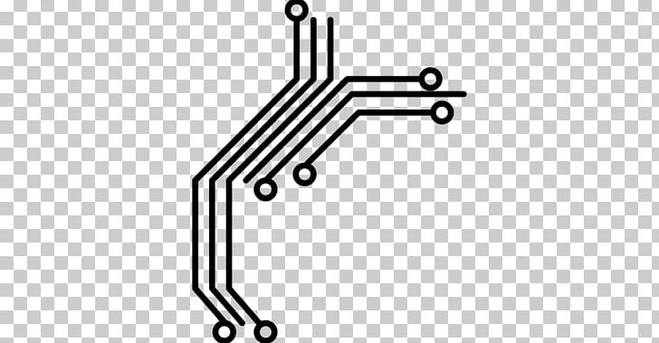 Electronic Circuit Electronics Computer Icons Electronic Component PNG, Clipart, Angle, Area, Black, Black And White, Business Free PNG Download