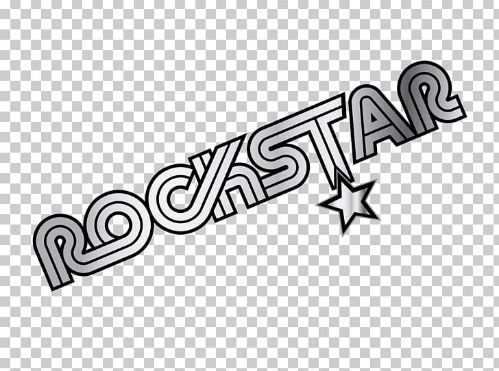 Logo Rockstar Games Rockstar Vienna Rockstar North PNG, Clipart, Angle, Art, Black And White, Brand, Hardware Accessory Free PNG Download