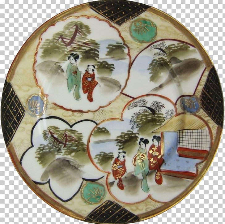Plate Porcelain Kutani Ware Pottery Vase PNG, Clipart, Antique, Bowl, Ceramic, Dishware, Floor Medallions Free PNG Download