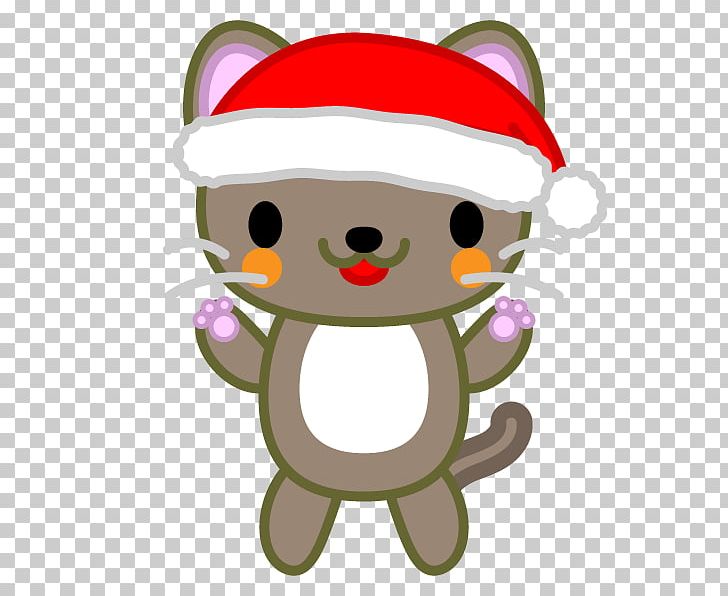 Santa Claus Cat Illustration Christmas Day Birthday PNG, Clipart, Animal, Birthday, Cartoon, Cat, Christmas Free PNG Download