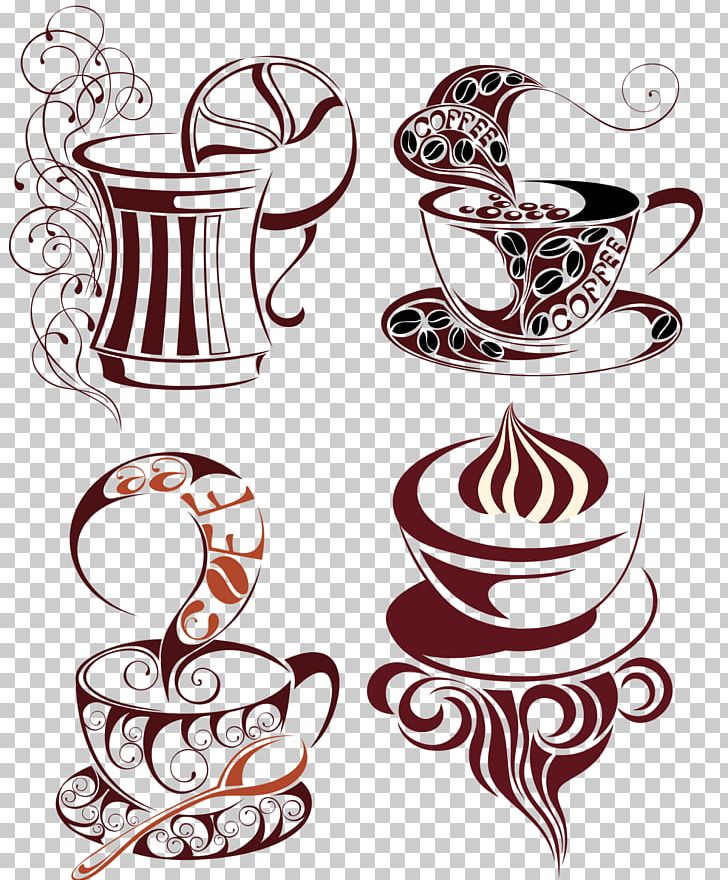 Coffee Cup Cafe Mug PNG, Clipart, Artwork, Black And White, Cafe, Coffee, Coffee Cup Free PNG Download