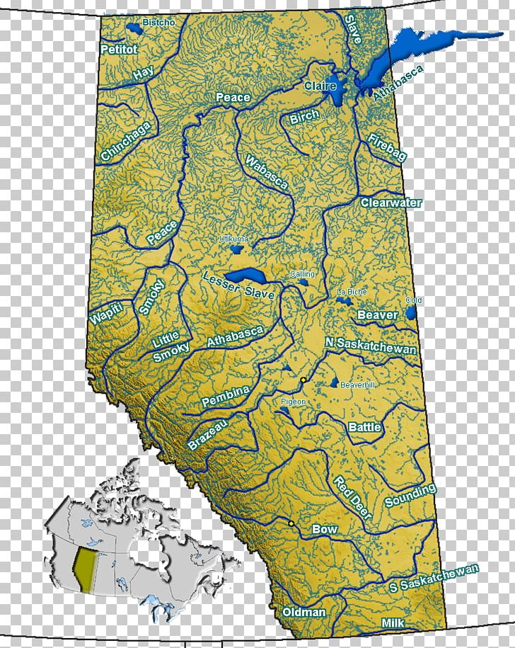 Lesser Slave Lake Athabasca River Pembina River Clearwater River Bistcho Lake PNG, Clipart, Alberta, Area, Athabasca River, Bistcho Lake, Bow River Free PNG Download