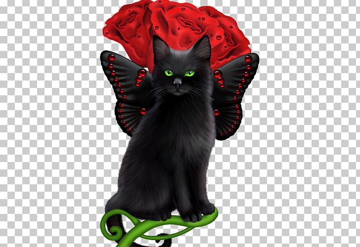 Black Cat Kitten Fairy PNG, Clipart, Animals, Art, Black, Black Cat, Black Wings Free PNG Download