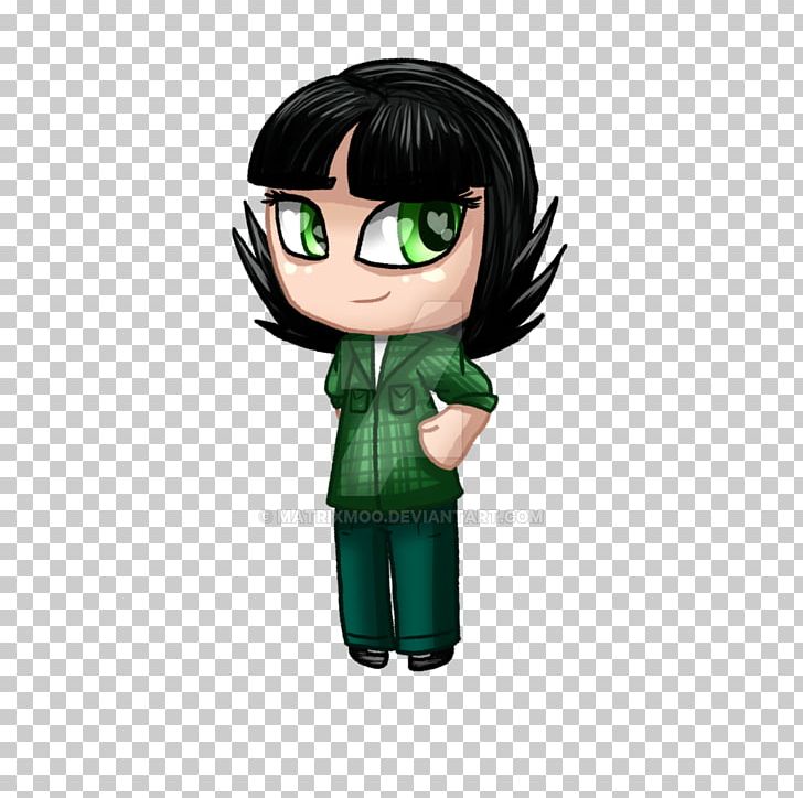 Green Black Hair Figurine Character PNG, Clipart, Animated Cartoon, Black, Black Hair, Buttercup, Cartoon Free PNG Download