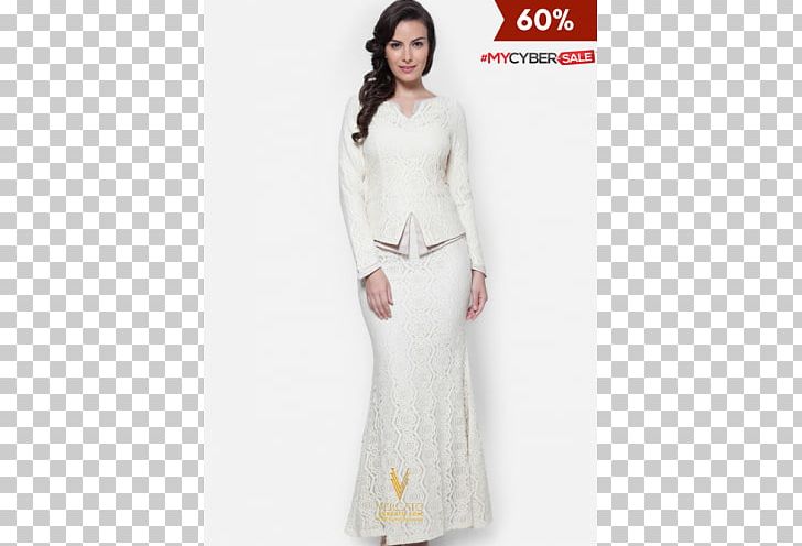 Baju Kurung Lace Dress VERCATO Designer Muslimah Wear Gown PNG, Clipart, Baju Kurung, Baju Melayu, Beige, Clothing, Day Dress Free PNG Download