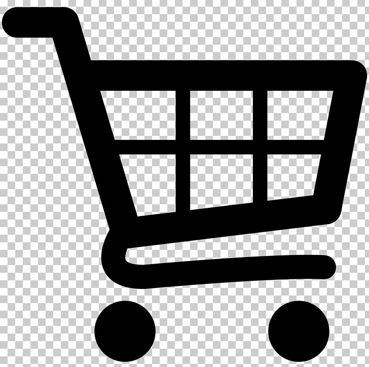 shopping cart icon png black