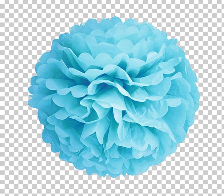 Tissue Paper Pom-pom Crêpe Paper Cheerleading PNG, Clipart, Aqua, Baby Shower, Birthday, Blue, Box Free PNG Download