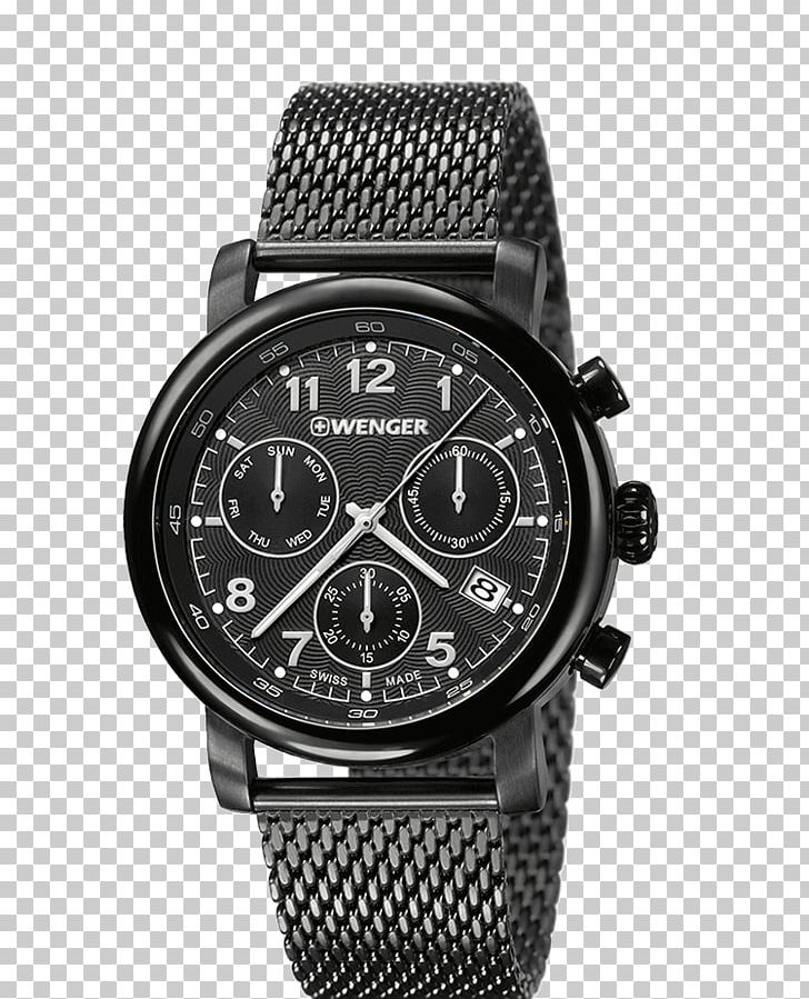 Watch Strap Chronograph Wenger Swiss Made PNG, Clipart, Accessories, Armani, Automatic Watch, Black, Bracelet Free PNG Download