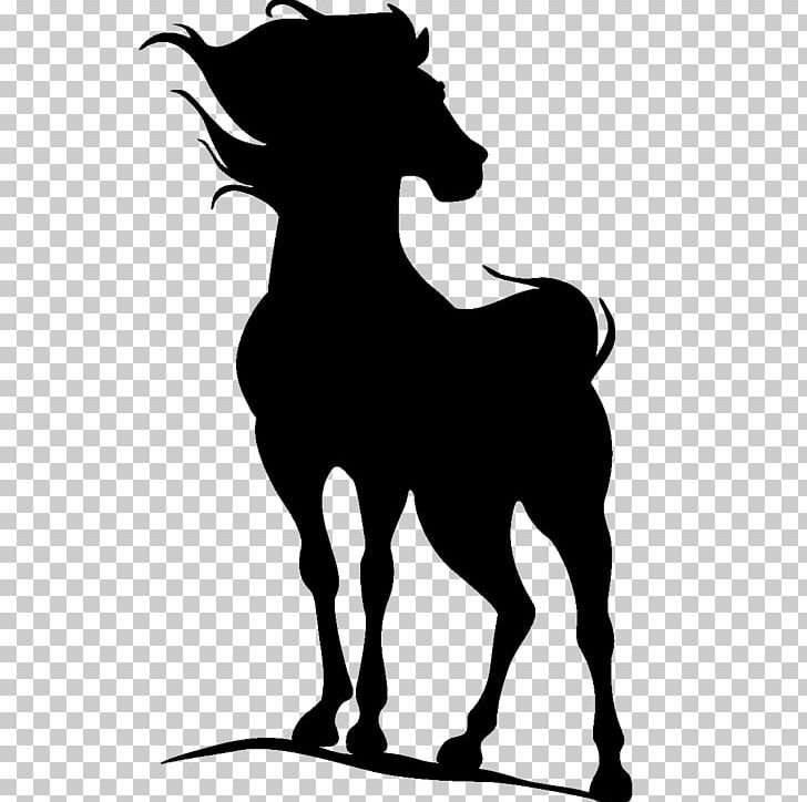 Horse Stallion Silhouette Wall Decal Stencil PNG, Clipart, Animal, Animals, Black, Black And White, Colt Free PNG Download