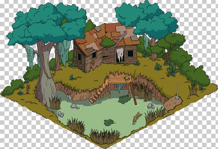 The Simpsons: Tapped Out Treehouse Of Horror XXVII YouTube PNG, Clipart, Biome, Blinky, Building, Grass, Halloween Free PNG Download