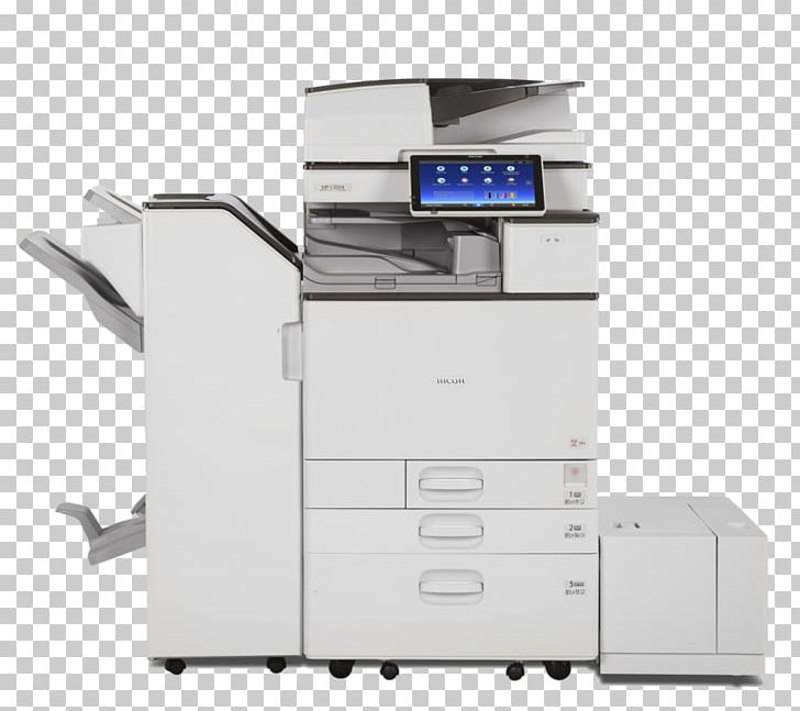 Ricoh Multi-function Printer Photocopier Paper PNG, Clipart, Angle, Automatic Document Feeder, Business, Digital Imaging, Electronics Free PNG Download