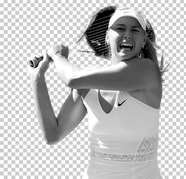 Maria Sharapova Black And White PNG, Clipart, Arm, Black And White, Desktop Wallpaper, Dimension, Display Resolution Free PNG Download