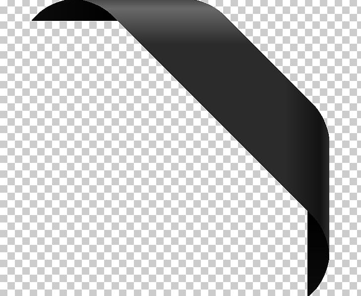 Black And White Black Ribbon PNG, Clipart, Angle, Black, Black And White, Black Ribbon, Black White Free PNG Download