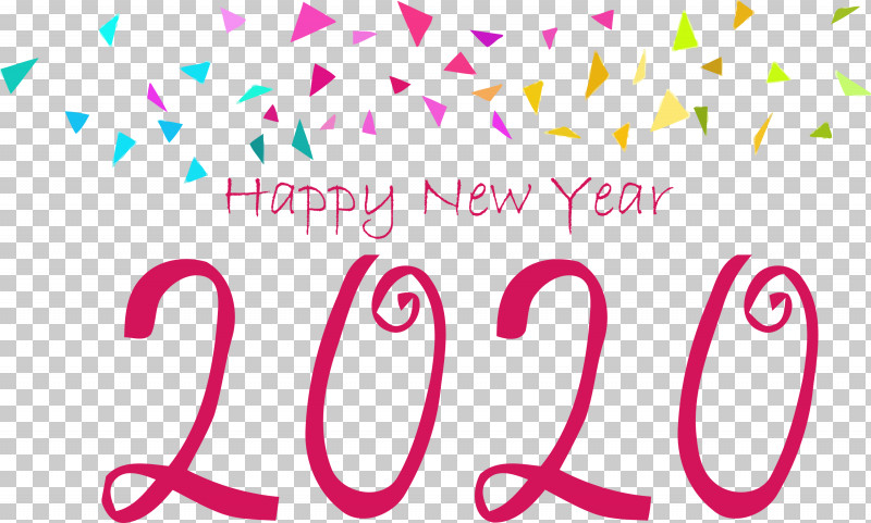 Happy New Year 2020 New Year 2020 New Years PNG, Clipart, Calligraphy, Happy New Year 2020, Line, Magenta, New Year 2020 Free PNG Download