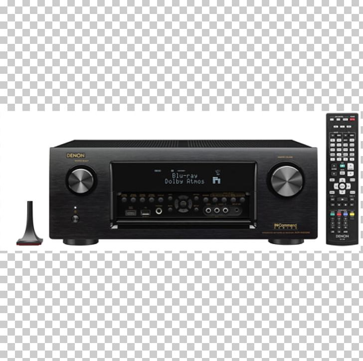 Denon AVR-X4400H 9.2 Channel AV Receiver Denon AVR X4400H Dolby Atmos PNG, Clipart, 4k Resolution, Amplifier, Atmos Energy Corporation, Audio, Audio Equipment Free PNG Download