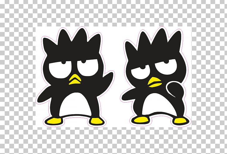 Hello Kitty Badtz-Maru Sanrio Puroland Sticker PNG, Clipart, Animals, Badtzmaru, Black, Carnivoran, Cartoon Free PNG Download