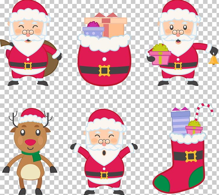 Santa Claus Père Noël Christmas PNG, Clipart, Cartoon Santa Claus, Christmas, Christmas Decoration, Christmas Elements, Creative Christmas Free PNG Download