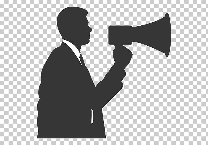 Megaphone Loudspeaker PNG, Clipart, Black And White, Brand, Brass Instrument, Business, Communication Free PNG Download