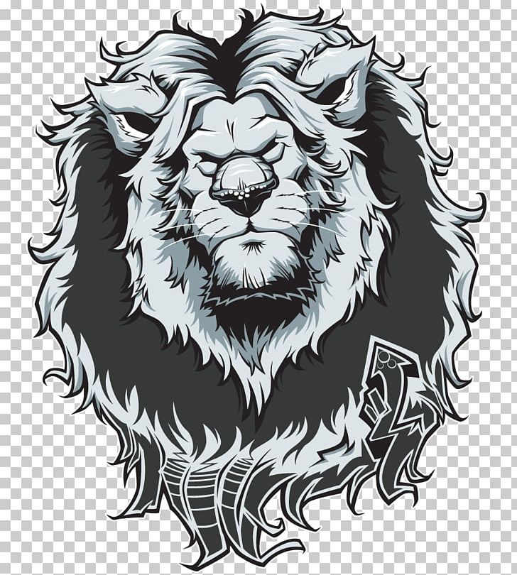 Lionhead Rabbit Graphic Design Sketch PNG, Clipart, Animals, Art, Big Cats, Black And White, Carnivoran Free PNG Download
