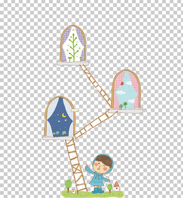 Window Stairs Cartoon PNG, Clipart, Area, Art, Cartoon, Cartoon Ladder, Child Free PNG Download