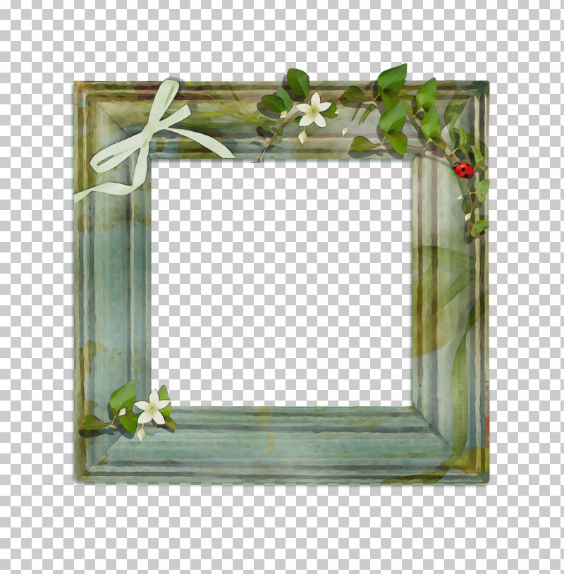 Picture Frame PNG, Clipart, Green, Paint, Picture Frame, Rectangle, Watercolor Free PNG Download