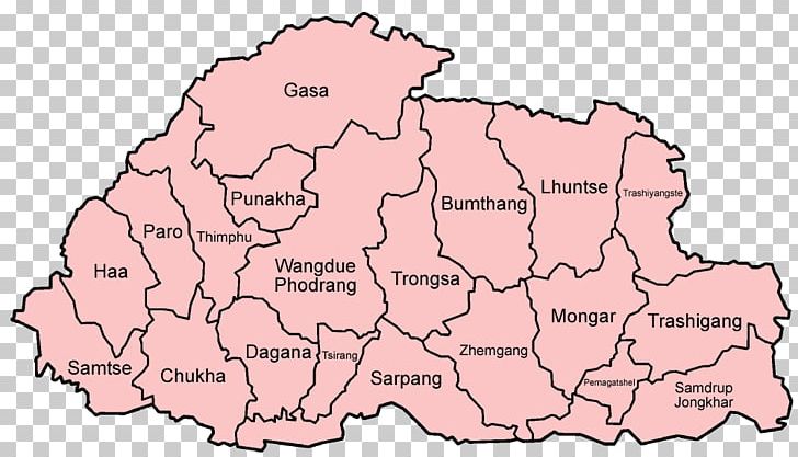 Trongsa District Wangdue Phodrang District Gewogs Of Bhutan Chukha District Lhuntse District PNG, Clipart, Administrative Division, Area, Bhutan, Chukha District, District Free PNG Download