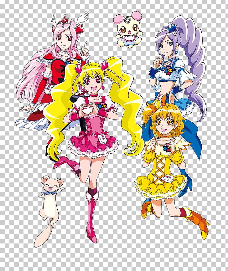 Setsuna Higashi Miki Aono Inori Yamabuki Love Momozono Pretty Cure PNG, Clipart, Cartoon, Doll, Fashion Illustration, Fictional Character, Futari Free PNG Download