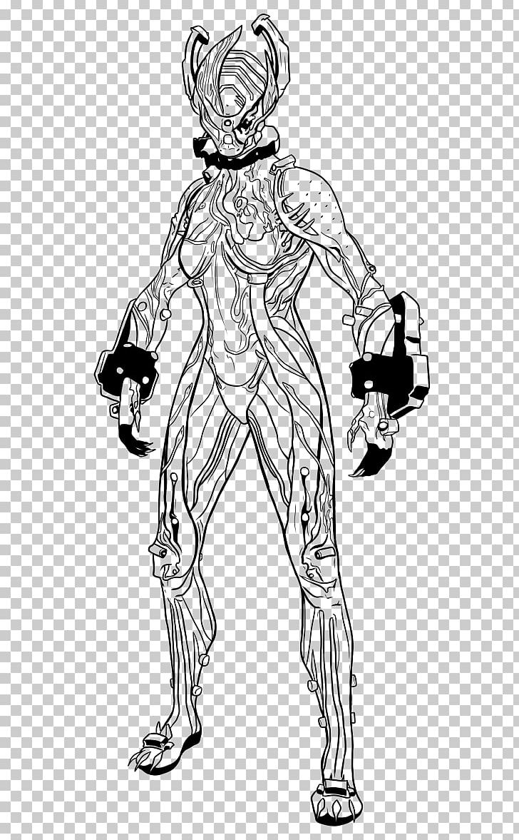 Warframe Coloring Book Drawing Line Art Sketch PNG, Clipart, Arm, Art, Artist, Artwork, Black And White Free PNG Download