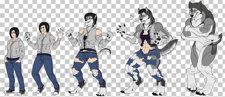 Werewolf Homo Sapiens Gray Wolf Drawing PNG, Clipart, Adult, Anime, Art, Clothing, Costume Free PNG Download