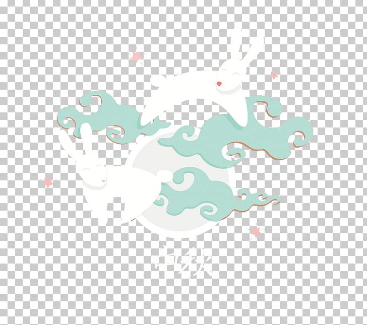 Moon Rabbit Mid-Autumn Festival PNG, Clipart, Aqua, Autumn, Autumn Background, Autumn Leaf, Autumn Leaves Free PNG Download