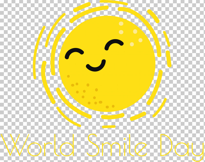 World Smile Day Smile Day Smile PNG, Clipart, Emoticon, Geometry, Happiness, Line, Mathematics Free PNG Download